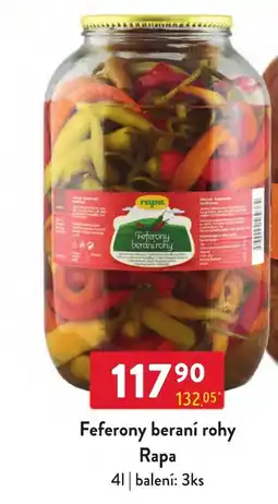 Qanto Rapa feferony beraní rohy nabídka