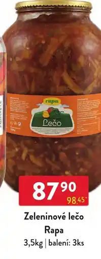 Qanto Zeleninové lečo Rapa nabídka