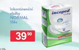 Qanto incoped lady inkontinenční vložky normal nabídka