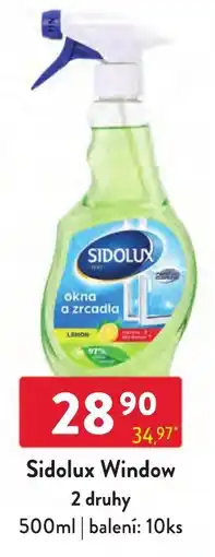 Qanto Sidolux Window nabídka