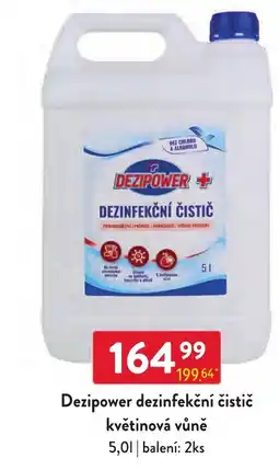 Qanto Dezipower dezinfekční čistič květinová vůně nabídka