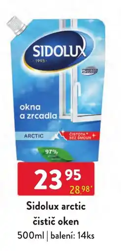 Qanto Sidolux arctic čistič oken nabídka
