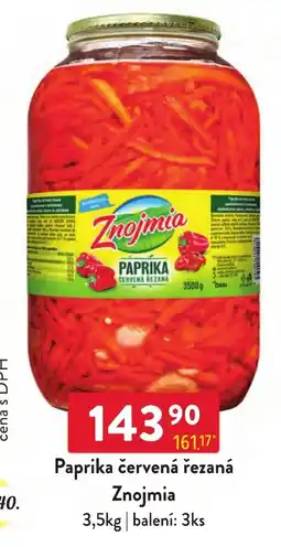 Qanto Znojmia paprika červená řezaná nabídka