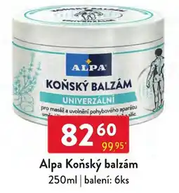 Qanto Alpa Koňský balzám nabídka