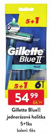 Qanto Gillette BlueII jednorázová holítka nabídka