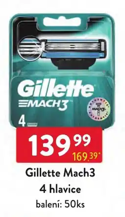 Qanto Gillette Mach3 nabídka