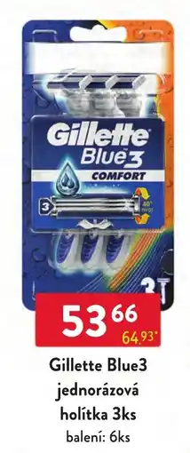Qanto Gillette Blue3 jednorázová holítka nabídka