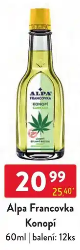 Qanto Alpa Francovka Konopí nabídka