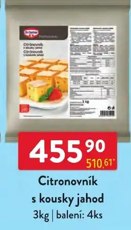 Qanto Dr. Oetker Citronovník s kousky jahod nabídka