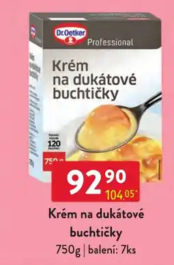 Qanto Dr.Oetker Professional Krém na dukátové buchtičky nabídka