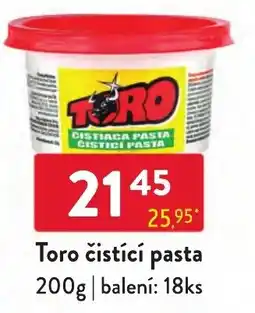 Qanto Toro čistící pasta nabídka
