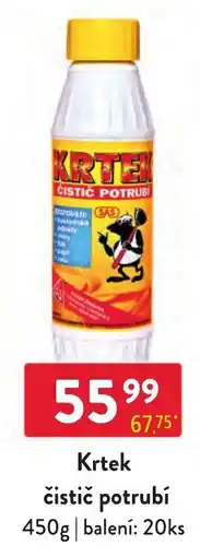 Qanto Krtek čistič potrubí nabídka