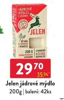Qanto Jelen jádrové mýdlo nabídka