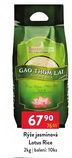Qanto Lotus Rice Rýže jasmínová nabídka