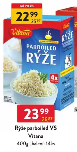 Qanto Vitana rýže parboiled vs nabídka