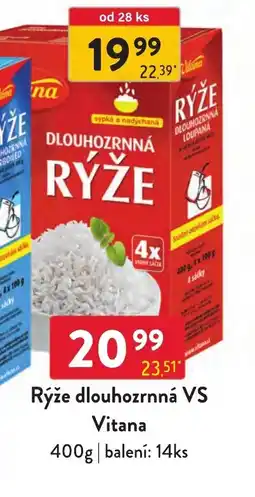 Qanto Vitana rýže dlouhozrnná vs nabídka