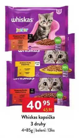 Qanto Whiskas kapsička nabídka