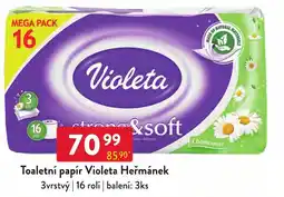 Qanto Violeta toaletní papír Heřmánek nabídka