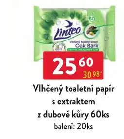 Qanto Linteo vlhčený toaletní papír s extraktem z dubové kůry nabídka