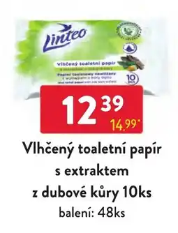 Qanto Linteo vlhčený toaletní papír s extraktem z dubové kůry nabídka