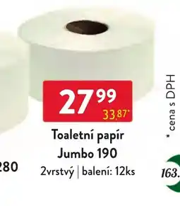 Qanto Toaletní papír Jumbo 190 nabídka