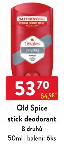 Qanto Old Spice stick deodorant nabídka