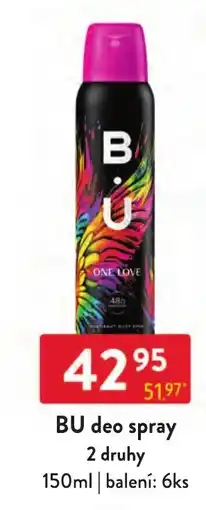 Qanto Bu deo spray nabídka