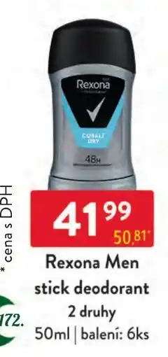 Qanto Rexona Men stick deodorant nabídka