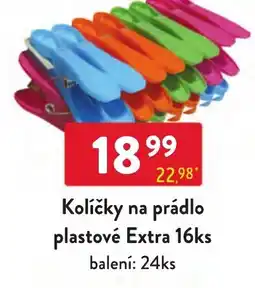Qanto Kolíčky na prádlo plastové Extra nabídka