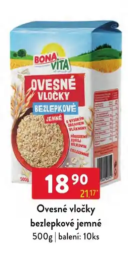 Qanto Bona Vita ovesné vločky bezlepkové jemné nabídka