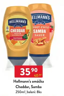 Qanto Hellmann's omáčka Cheddar, Samba nabídka