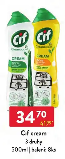 Qanto Cif cream nabídka