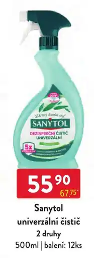 Qanto Sanytol univerzální čistič nabídka