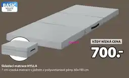 JYSK Basic skládací matrace hylla nabídka