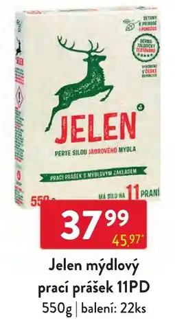 Qanto Jelen mýdlový prací prášek 11PD nabídka
