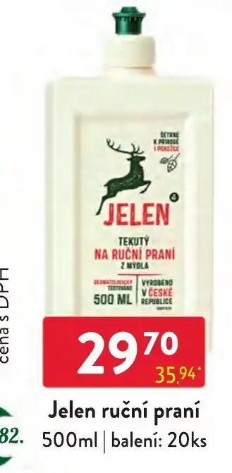 Qanto Jelen ruční praní nabídka