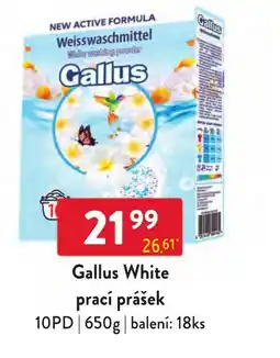 Qanto Gallus White prací prášek nabídka