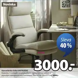 JYSK Kastbjerg kancelářská židle nabídka