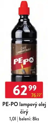 Qanto PE-PO čirý lampový olej nabídka
