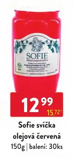 Qanto Sofie svíčka olejová červená nabídka