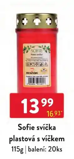 Qanto Sofie svíčka plastová s víčkem nabídka