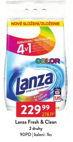 Qanto Lanza Fresh & Clean nabídka