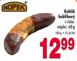 Qanto Nopek rohlík koblihový s čoko nabídka