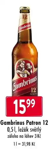 Qanto Gambrinus Patron 12 nabídka