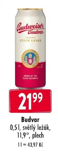 Qanto Budweiser Budvar nabídka