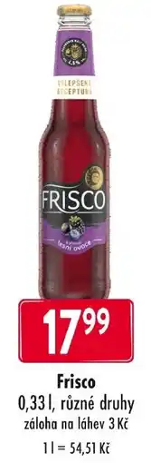 Qanto Frisco lesní ovoce nabídka