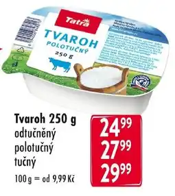 Qanto Tatra tvaroh odtučněný polotučný nabídka