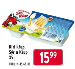 Qanto Kiri křup, sýr a křup nabídka
