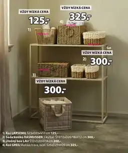 JYSK Greg koš mořská tráva nabídka