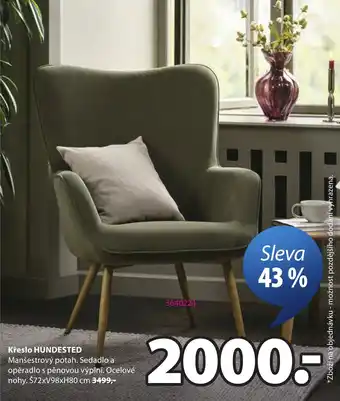 HUNDESTED křeslo